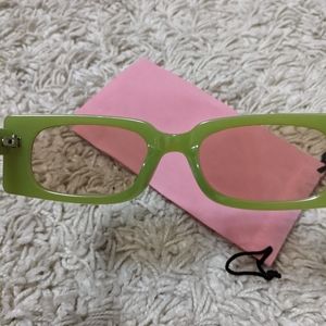 Lime Square Sunglasses